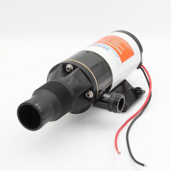 SEAFLO 01 Series 12V Left-Handed Macerator Pump 12 GPM ABS Marine RV image number 0