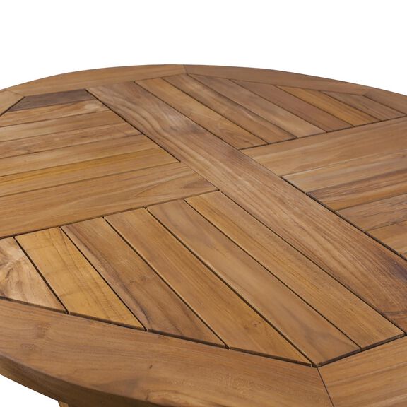 SEATEAK Round 35" Teak Dining Table