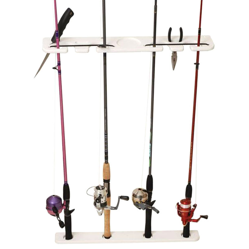 TACO MARINE Deluxe 4Rod Pontoon Boat Rod Rack West Marine