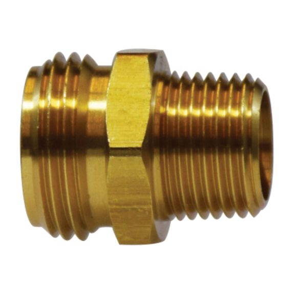 Brass Garden Hose-to-Pipe Adapters, Male image number 0