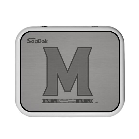 SeaDek Cooler Pad - Collegiate Collection - Fits YETI Roadie 24 - Storm Gray / Black, University of Maryland image number 0
