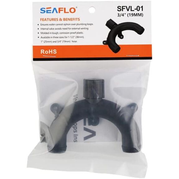 SEAFLO Vented Loop 3/4in Marine Anti-Siphon Valve 1-Pack image number 2