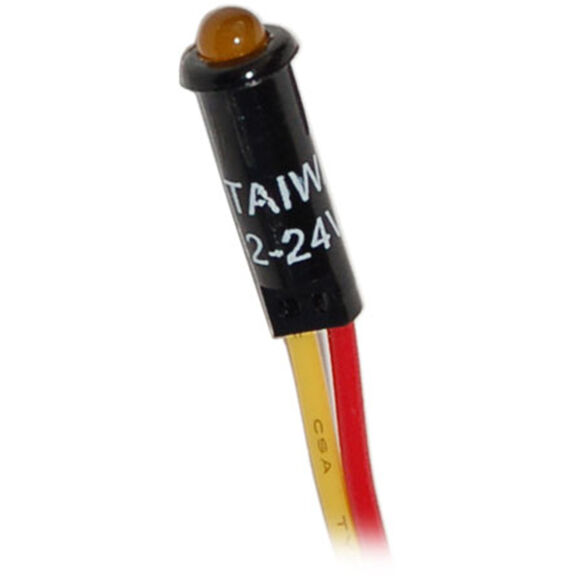 LED Indicator Light, Amber, 12/24 DC image number 0