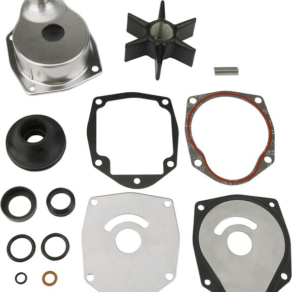 Sierra 18-3147 Water Pump Impeller Repair Kit for Mercury Alpha I Gen II Vazer Drives with 47-43026T2 Impeller image number 0