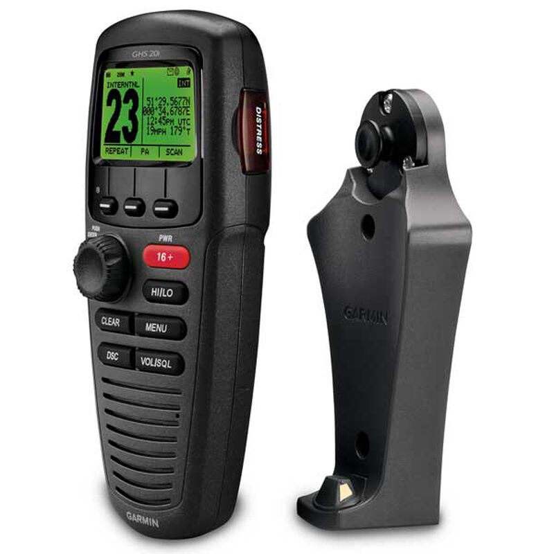 GARMIN GHS 20 Wireless Remote VHF Handset with Cradle West Marine