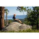 Crazy Creek Original Chair Perfect for Stadium Seats, Camping, Hiking & More, Comfort on All Terrains, Adjustable Straps, Lightweight Design, Water-Resistant, Black image number 3