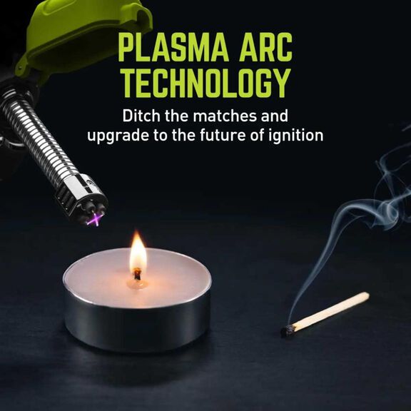 PLASMA XRL USB Lighter & Flashlight, Blue/Gray image number 1