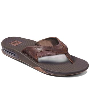 Men's Leather Fanning Flip-Flop Sandals