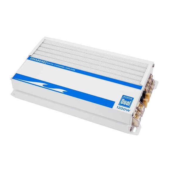DMA804D 1200 Watt Peak-to-Peak Marine Amplifier image number 1