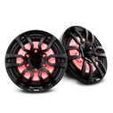 HYDRO 10" 2-Way Marine Speakers with Integrated RGB LED Lights, 400 Watts, Matte black image number 0