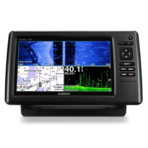 echoMAP&trade; CHIRP 94sv Fishfinder/Chartplotter Combo with ClearV&uuml;/SideV&uuml; Transducer and BlueChart g2 Coastal Charts image number 1
