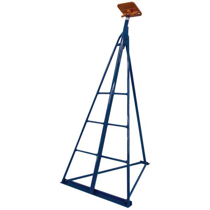 95" to 111" Flat Top Foldable Sailboat Stand with Integrated Ladder image number 0