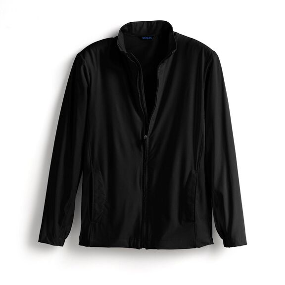 Men's Solid Full-Zip Jacket image number 0