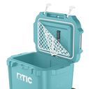 45 Quart Ultra-Tough Wheeled Hard-Sided Ice Chest Cooler, Fits 60 Cans, Lagoon image number 2