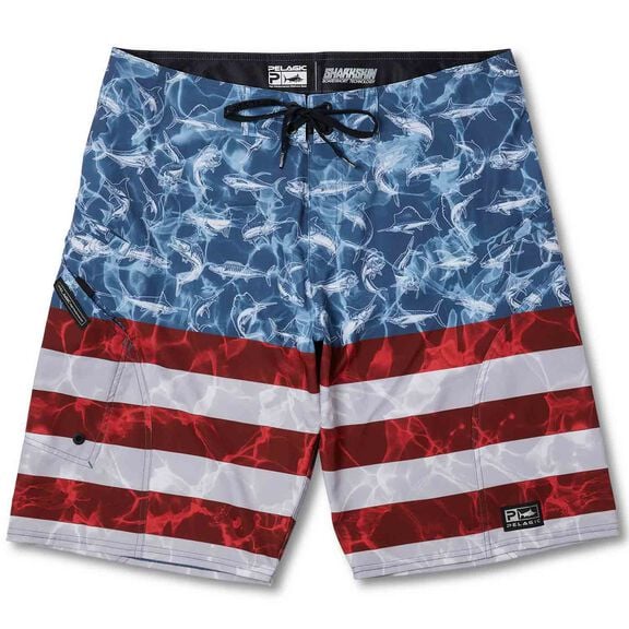 Men's Sharkskin Americamo Board Shorts