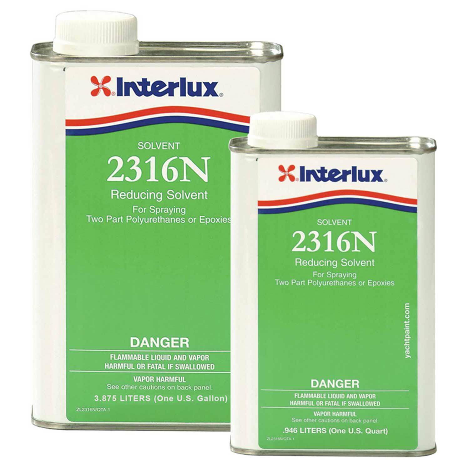 Reducing Brush Solvent for Spraing or Rolling Details about   Interlux 1 qt 