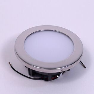 BCM Orlando LED Downlight 85mm Polished Stainless Steel