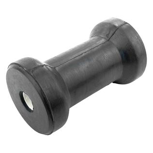 5" Trailer Spool Roller, Black Rubber
