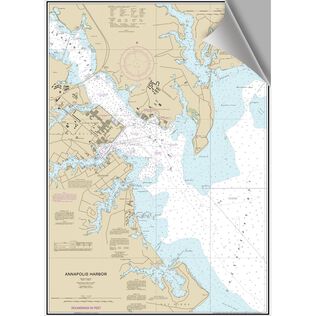 Annapolis Harbor Decorative Nautical Chart