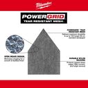 Assorted 80, 120 & 180 Grit Mesh Sanding Sheets for M12 FUEL&trade; Orbital Detail Sander, 12-Pack image number 4