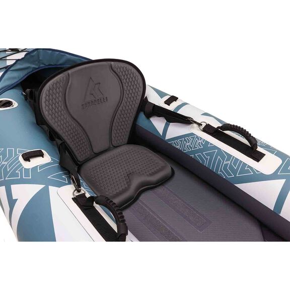 Platte 10ft 3 in Solo Inflatable Kayak, Smoke Blue image number 2