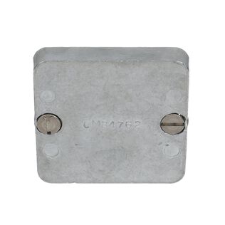 Quicksilver 34762A1 Zinc Anode Plate for MerCruiser TR and TRS Drives, 2.5" x 2.5"
