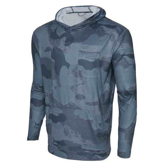 Men's Brush Camo Freespool Hooded Shirt image number 0