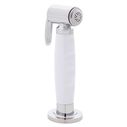 Deck-Mount Sprayer Hammer-Head Arctic White Sprayer, 10' White Rubber Hose, Low Profile Holder image number 0