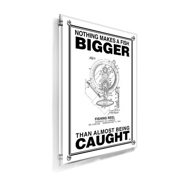 Nothing Makes a Fish Bigger Poster, White image number 1