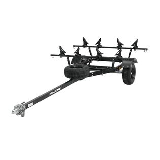 MicroSport Off-Road 2 Kayak Trailer Package (2 Sets Saddle Up Pro, Spare Tire)
