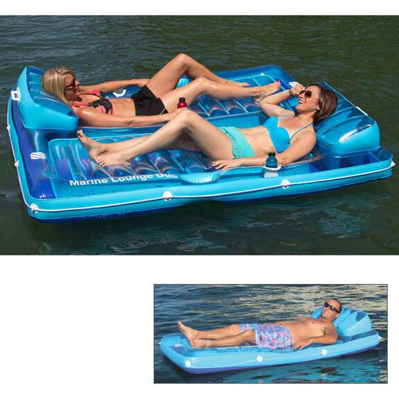 Marine Lounge Float, One-Person, 80"L x 36"W x 8"H image number 0
