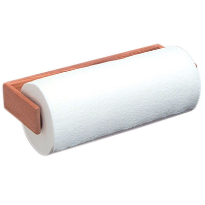 Teak Paper Towel Rack