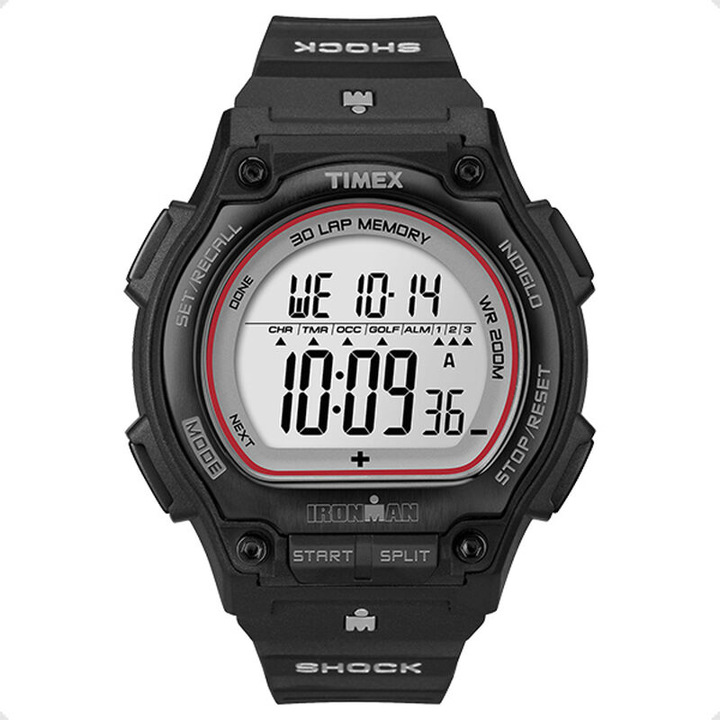 Timex Ironman Shock-Resistant Steel 30-Lap Watch image number 0