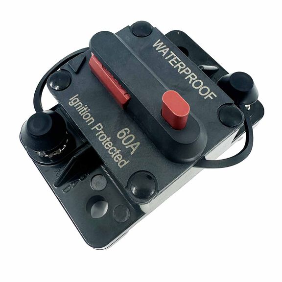 Resettable Circuit Breaker, 60 Amp, Waterproof image number 2
