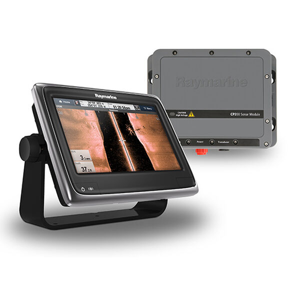 RAYMARINE CP200 CHIRP SideVision™ Sonar Module with CPT200 Transducer