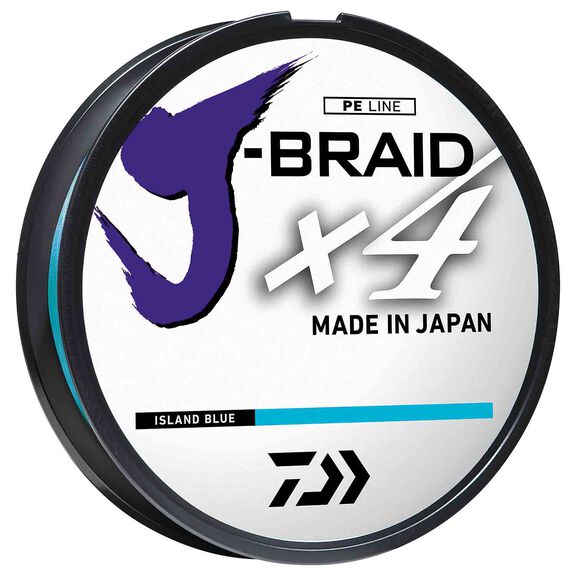 J-BRAID&reg; 4X Fishing Line, Island Blue, 300 yds image number 0
