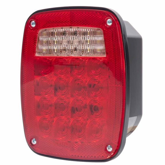 LED 5-3/4" Rectangular Universal Stop/Tail/Turn with Back-Up Light image number 0