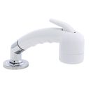 Deck-Mount Sprayer Small Arctic White Sprayer No Hook w/Elbow, 10' White Rubber Hose, Low Profile Holder image number 0