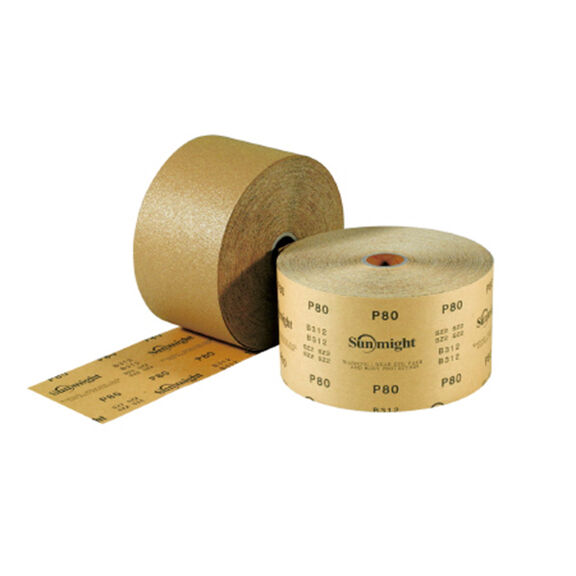 Sandpaper-Gold, PSA Sheet Roll 220, 2-3/4" X 45 yd. image number 0