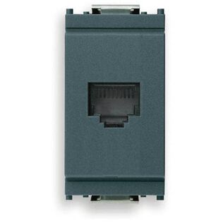 Vimar Idea 2P+E Schuko Socket Outlet 16A 250V - Grey