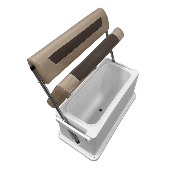 Wise 8WD437-1900 Premium Swingback Cooler/Storage Seat, 62 Quart, Neutral / Meteor image number 3