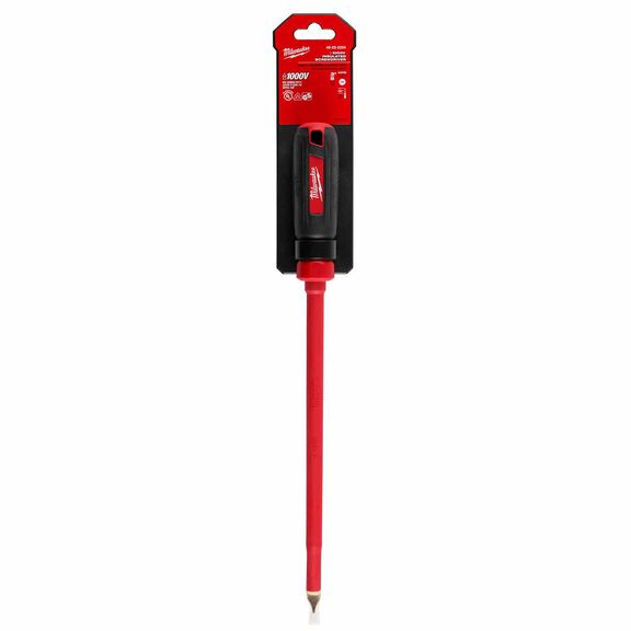 3/8" Slotted - 10" 1000 V Insulated Screwdriver image number 0
