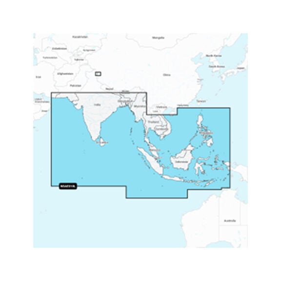 Garmin Navionics Vision+ AE010L Indian Ocean and South China Sea, Electronic Chart image number 0
