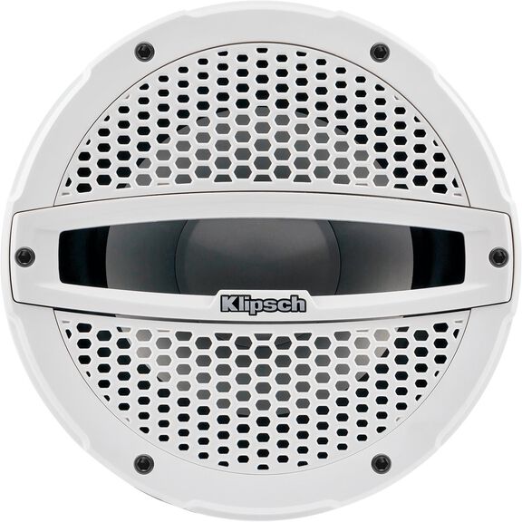 KMS1075AWL 10.75" Marine Subwoofer, White Colored Grille with RGB LED Illumination image number 6