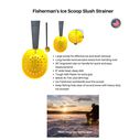 FLI Products Fisherman's Ice Fishing Skimmer Scoop Slush Strainer 36" Single Black & Yellow image number 2