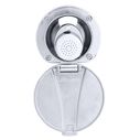Recessed Shower Chrome Cup with Stainless Steel Lid, Small Chrome Sprayer, 6' Stainless Steel Hose image number 4