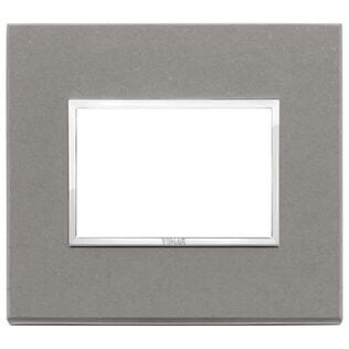 Vimar Eikon EVO 21653.53 3-Module Cover Plate, Pietra di Luserna Stone