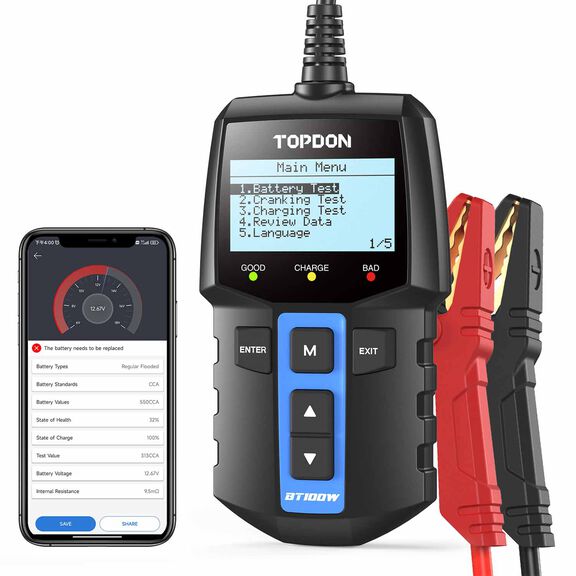 Bluetooth 12V Battery & System Tester image number 3