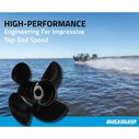 Nemesis 4-Blade Aluminum Propeller, 14" dia x 19" pitch, Right Hand image number 3