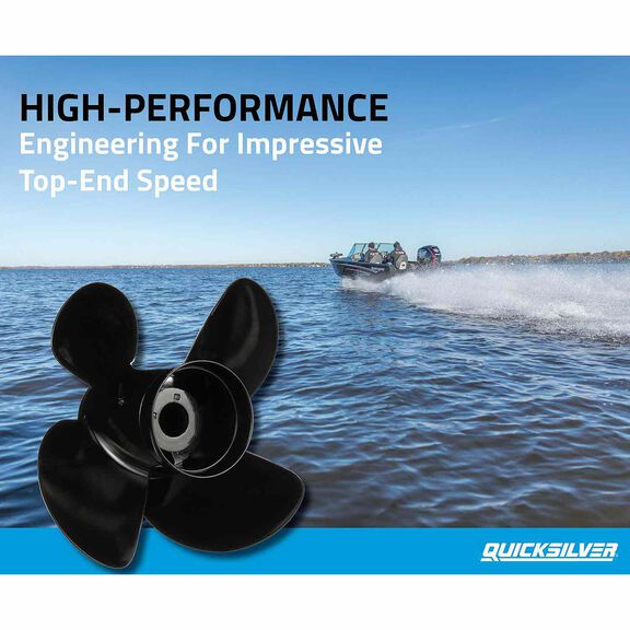 Nemesis 4-Blade Aluminum Propeller, 14" dia x 19" pitch, Right Hand image number 3